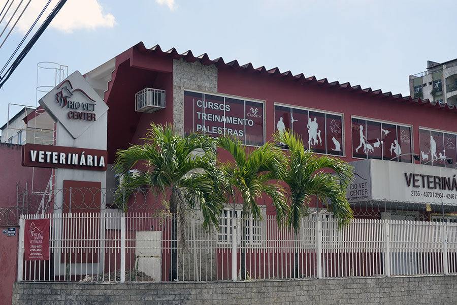 fachada da clínica veterinária Rio Vet